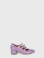 Piano Heel Shoe - Lavender
