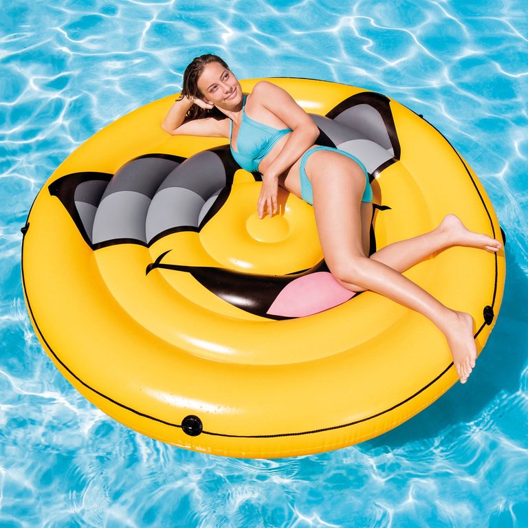 Intex Sand & Summer - Cool Emoji Island Pool Float