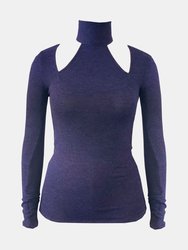 Peakaboo Top - Navy