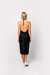 Solid Slinky Slip Dress