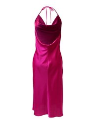 Solid Slinky Slip Dress