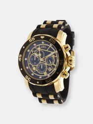 Invicta Men's Pro Diver 25710 Gold Rubber Quartz Fashion Watch - Gold