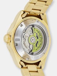 Invicta Mens Pro Diver 9743 Gold Stainless-Steel Plated Automatic Self Wind Diving Watch