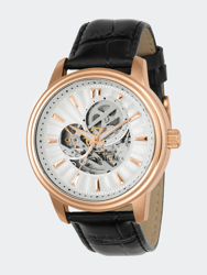 Mens 22579 Rose Gold Stainless Steel Automatic Casual Watch - Rose-Gold