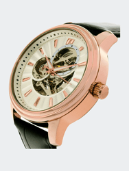 Mens 22579 Rose Gold Stainless Steel Automatic Casual Watch