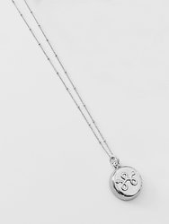 Silver Beaded Chain Necklace - This Necklace Could Save Your Life™ - Silver