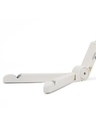 Foldable Stand For iPads, Tablets And Smartphones - White