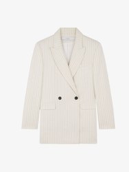 Edda Striped Suit Jacket
