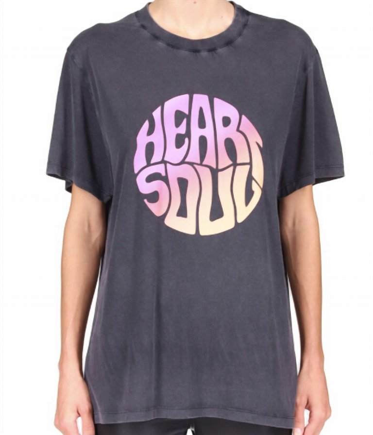 Hearts T-Shirt - Washed Black