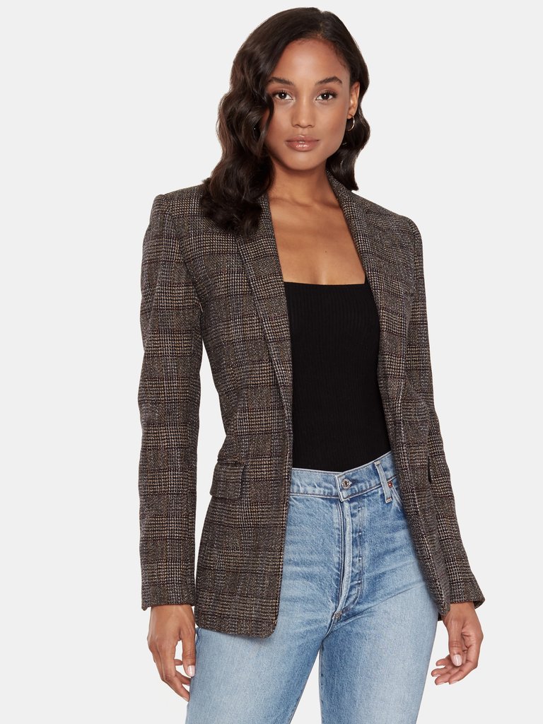 Houli Plaid Blazer - Plaid