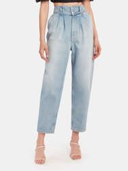 Joppo Pleated High Rise Jeans 