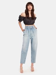 Joppo Pleated High Rise Jeans 