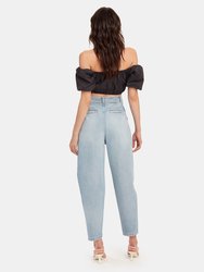 Joppo Pleated High Rise Jeans 