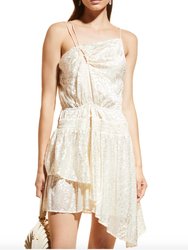 Leodie Dress In Off White - Off White