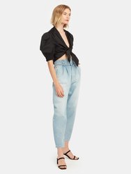 Mohana Puff Sleeve Crop Top