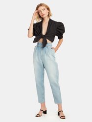 Mohana Puff Sleeve Crop Top