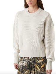 Mona Pullover In Clear Beige - Clear Beige