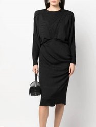 Nicoa Dress In Black - Black