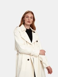 Phenom Double Breasted Trench Coat