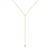 Marquis Lariat Necklace - Yellow Gold