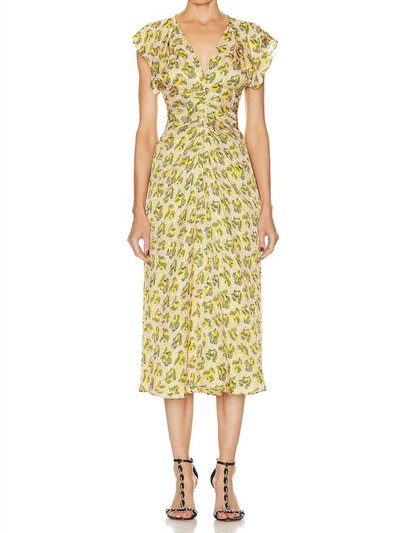Isabel Marant Lyndsay Printed Flou Dress In Sunshine product