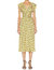 Lyndsay Printed Flou Dress In Sunshine - Sunshine