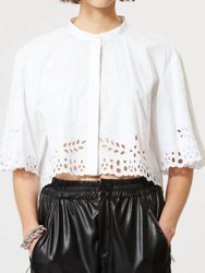 Rommy Blouse Top - White