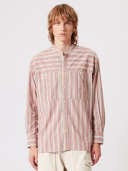Taylor Striped Cotton Shirt - Ochre