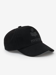 Tyron Logo Cap In Black - Black