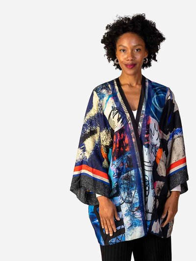 Isabelle Gougenheim Designs Fiji Silk Kimono Robe product