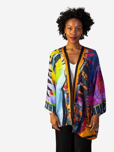 Isabelle Gougenheim Designs Silk Kimono Robe Ubud product