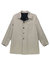 Isaia Men's Navy / Beige Reversible Single-Breasted Raincoat Trenchcoat - 40 - Navy / Beige