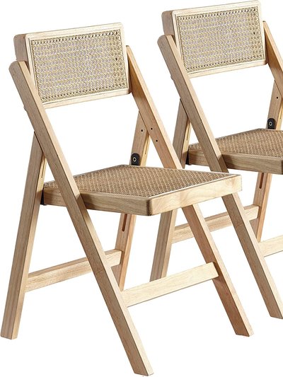 ISL Furnishings- Ibiza Rattan Modern Folding Chair - 2 product