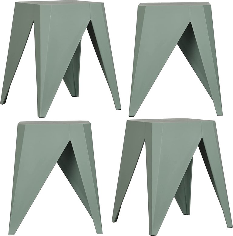 Furnishings Interspaceliving Zuho Multi-USe Stool - 4 - Green