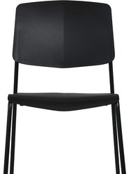 Furnishings- Zuho Modern Indoor Outdoor Chair - 2, Zuho II - Black