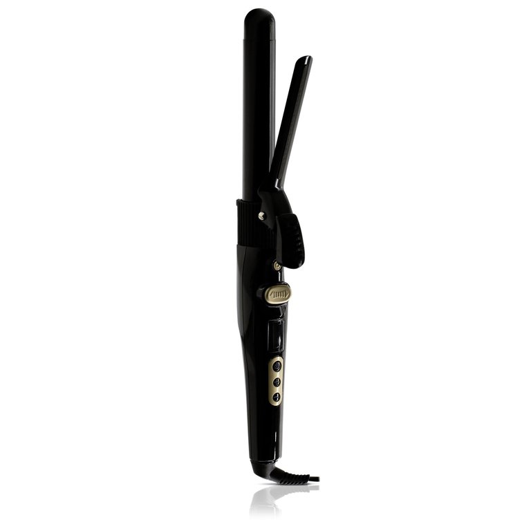 360 Automatic Rotating 25mm Professional Curling Iron - Black