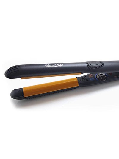 ISO Beauty Black Label Professional Round 1" Infrared & Nano Tech Solid Ceramic Flat Iron product