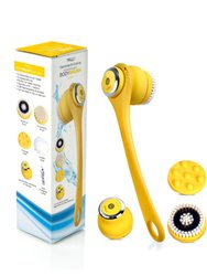 Cleansing & Exfoliating Rechargeable All-In-1 Body Brush - Yellow