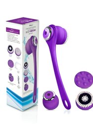 Cleansing & Exfoliating Rechargeable All-In-1 Body Brush - Deep Purple