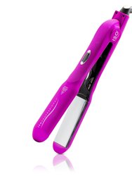 Digital Infrared Technology 1.5" Titanium-Plated Flat Iron - Gold Collection - Pink