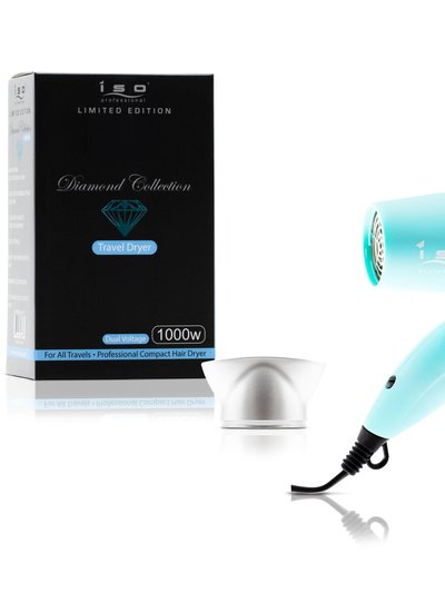 ISO Beauty Travel-Perfect Compact Lightweight Dual Voltage Travel Dryer - Diamond Collection product