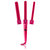 Trio 3-In-1 Interchangeable Professional Tourmaline-Infused Ceramic Curling Set - Pink