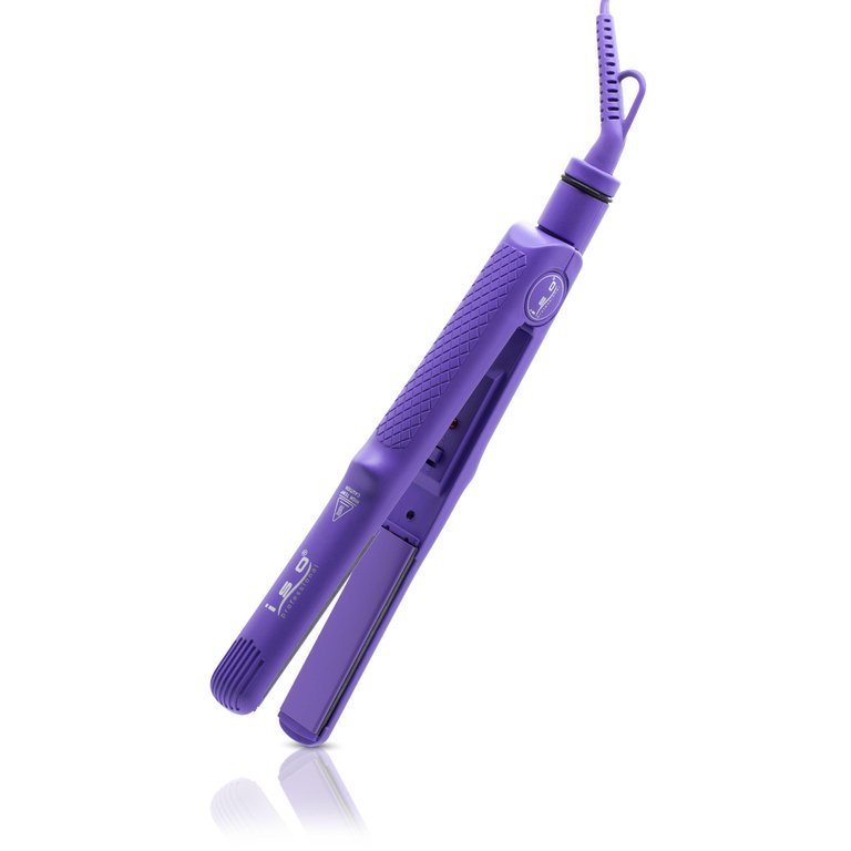 Turbo Silk 1" Titanium-Plated Single Pass Flat Iron - Purple