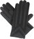 Signature Men's Gloves, Spandex Stretch With Warm Knit Lining In Black - Black