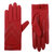 Women's Chevron Shortie Gloves In Chili Peper - Chili Peper