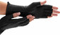 Women's Fingerless Therapeutic Gloves In Black - Black