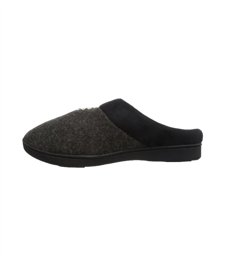 Women's Marisol Microsuede Hoodback Slipper In Black