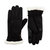 Women’S Microsuede Touchscreen Gloves In Black - Black