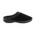 Women's Microterry Pillowstep Satin Cuff Clog Slipper In Black - Black