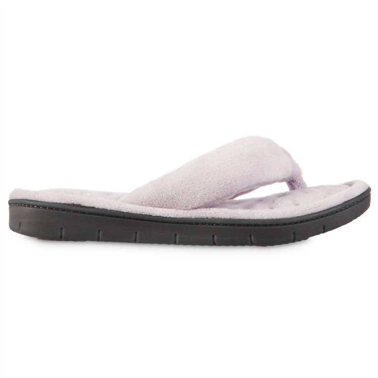 Women's Recycled Aster Thong Slipper In Thistle